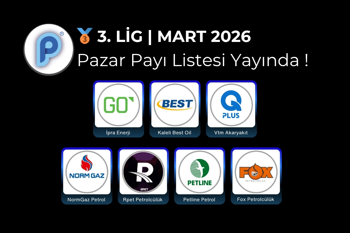 Üçüncü Lig Pazar Payı Listesi