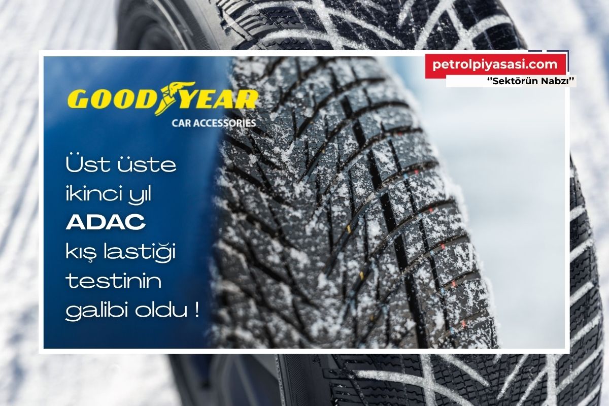 Goodyear, üst üste ikinci yıl ADAC kış lastiği testinin galibi oldu !