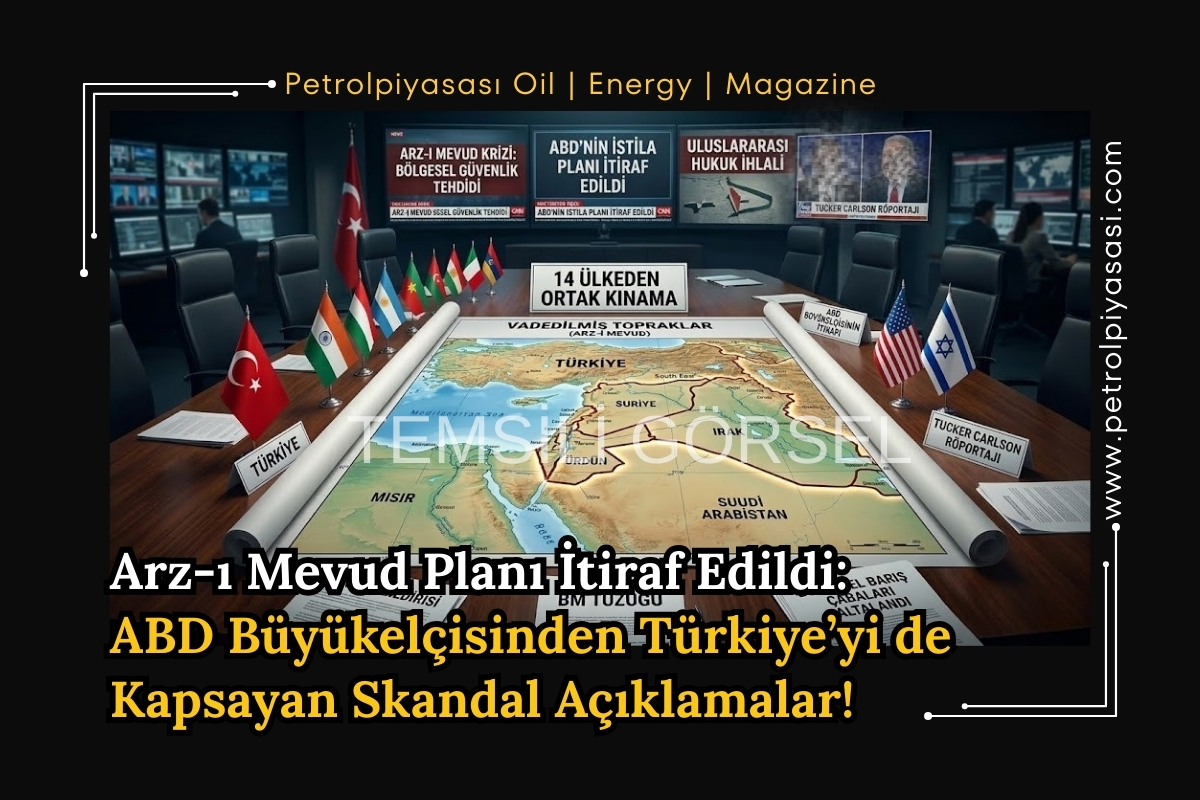 Arz-ı Mevud Planı İtiraf Edildi: ABD Büyükelçisinden Türkiye’yi de Kapsayan Skandal Açıklamalar!