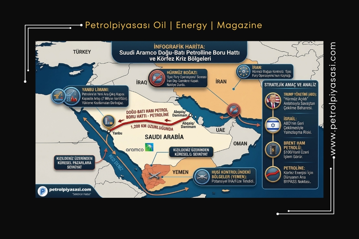 Küresel Enerjinin “B Planı” Devrede: Aramco, Doğu-Batı Hattını 7 Milyon Varil Kapasiteye Çıkardı!