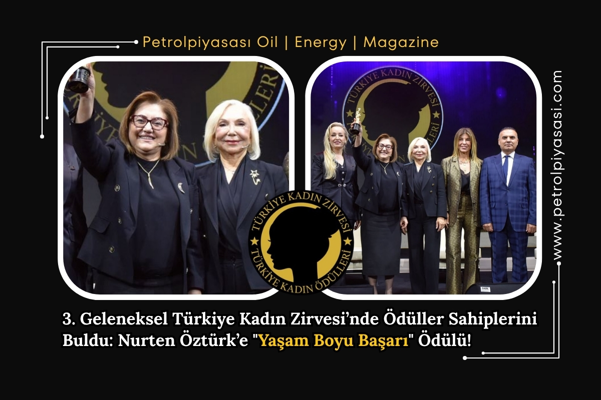 3. Geleneksel Türkiye Kadın Zirvesi’nde Ödüller Sahiplerini Buldu: Nurten Öztürk’e “Yaşam Boyu Başarı” Ödülü!