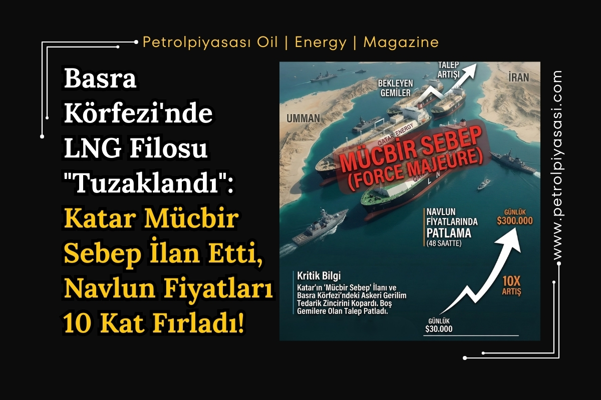 Basra Körfezi’nde LNG Filosu “Tuzaklandı”: Katar Mücbir Sebep İlan Etti, Navlun Fiyatları 10 Kat Fırladı!