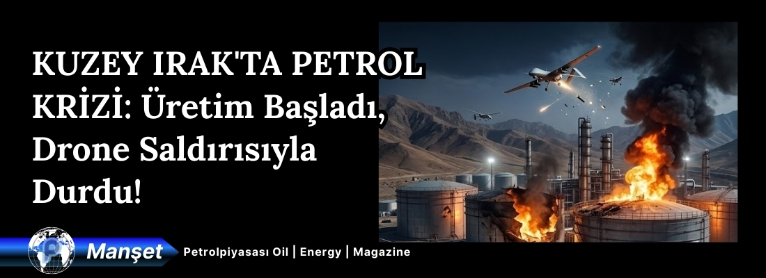 KUZEY IRAK’TA PETROL KRİZİ: Üretim Başladı, Drone Saldırısıyla Durdu!