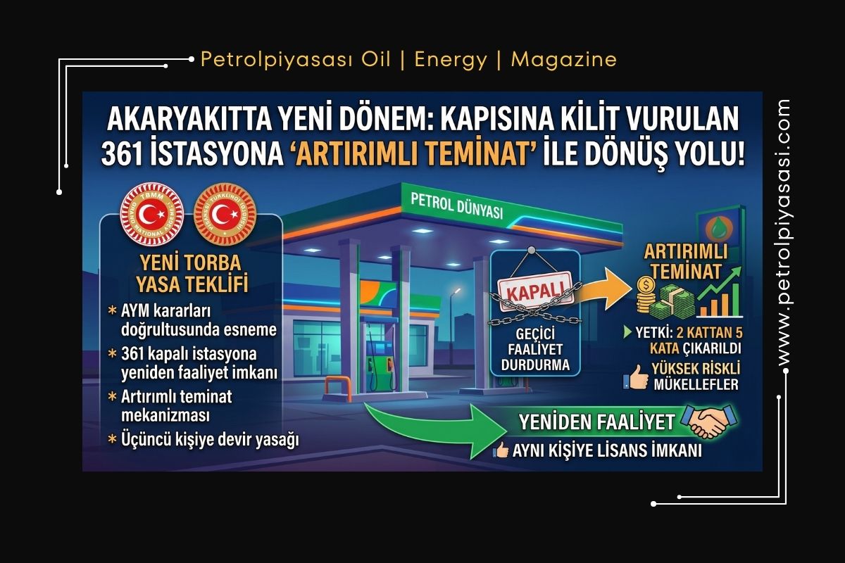 KAPISINA KİLİT VURULAN 361 İSTASYONA ‘ARTIRIMLI TEMİNAT’ İLE DÖNÜŞ YOLU VE NAYLON FATURAYA VE USULSÜZLÜĞE 5 KATLI TEMİNAT FRENİ!