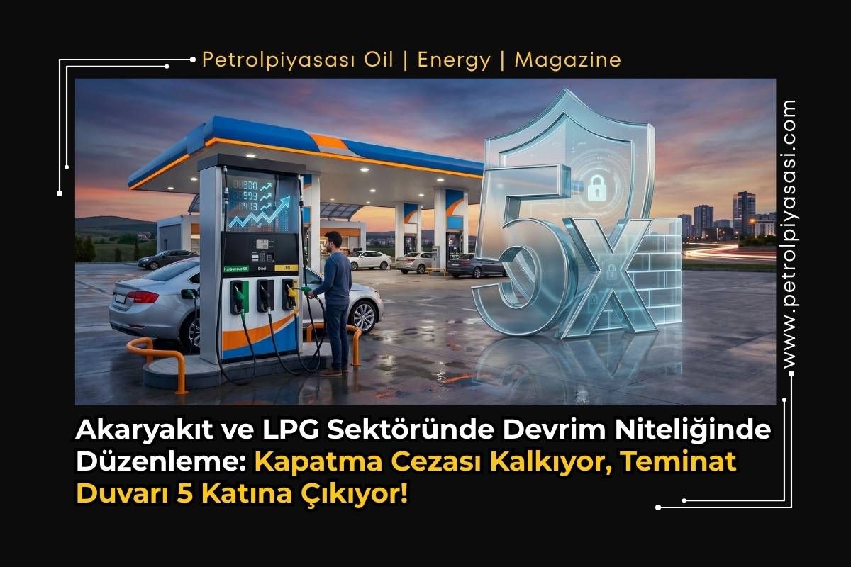 Akaryakıt ve LPG Sektöründe Devrim Niteliğinde Düzenleme: Kapatma Cezası Kalkıyor, Teminat Duvarı 5 Katına Çıkıyor!