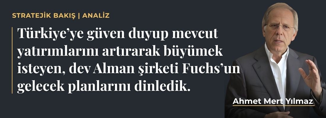 Türkiye’ye güven duyup mevcut yatırımlarını artırarak büyümek isteyen, dev Alman şirketi Fuchs’un gelecek planlarını dinledik !
