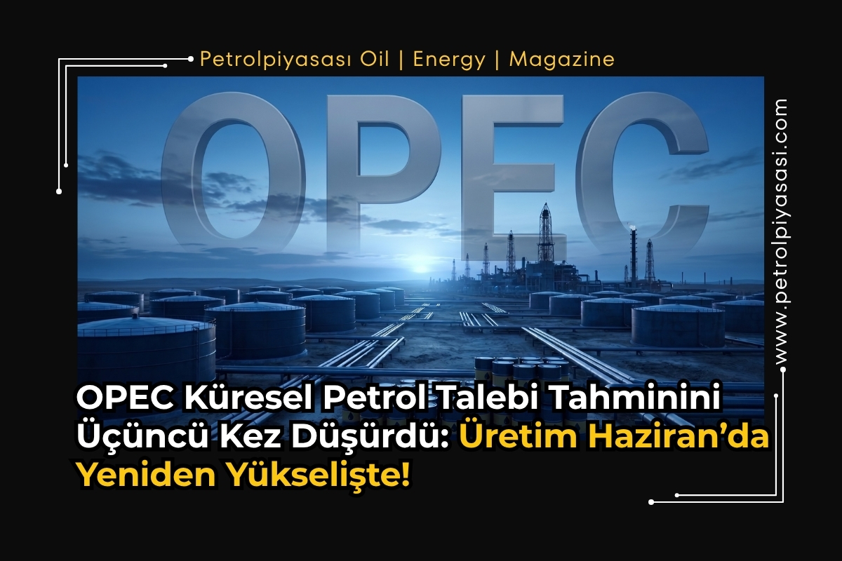 OPEC Küresel Petrol Talebi Tahminini Üçüncü Kez Düşürdü: Üretim Haziran’da Yeniden Yükselişte!