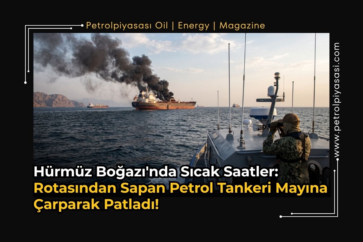 Hürmüz Boğazı’nda Sıcak Saatler: Rotasından Sapan Petrol Tankeri Mayına Çarparak Patladı!