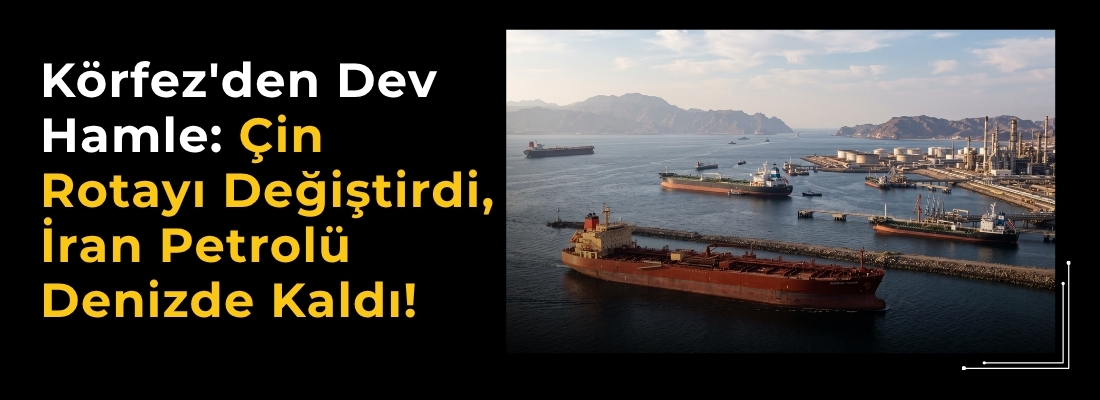 Körfez’den Dev Hamle: Çin Rotayı Değiştirdi, İran Petrolü Denizde Kaldı!