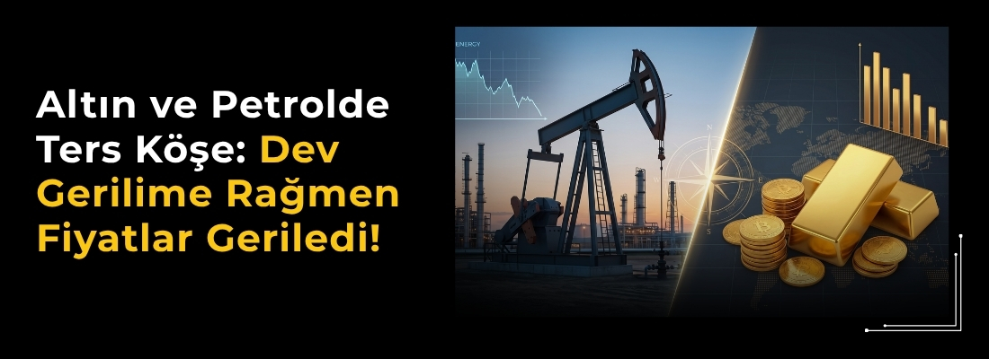 Altın ve Petrolde Ters Köşe: Dev Gerilime Rağmen Fiyatlar Geriledi!