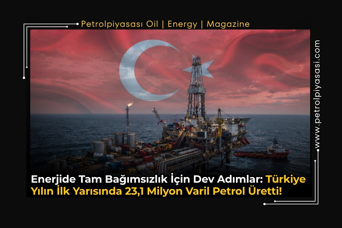 Enerjide Tam Bağımsızlık İçin Dev Adımlar: Türkiye Yılın İlk Yarısında 23,1 Milyon Varil Petrol Üretti!