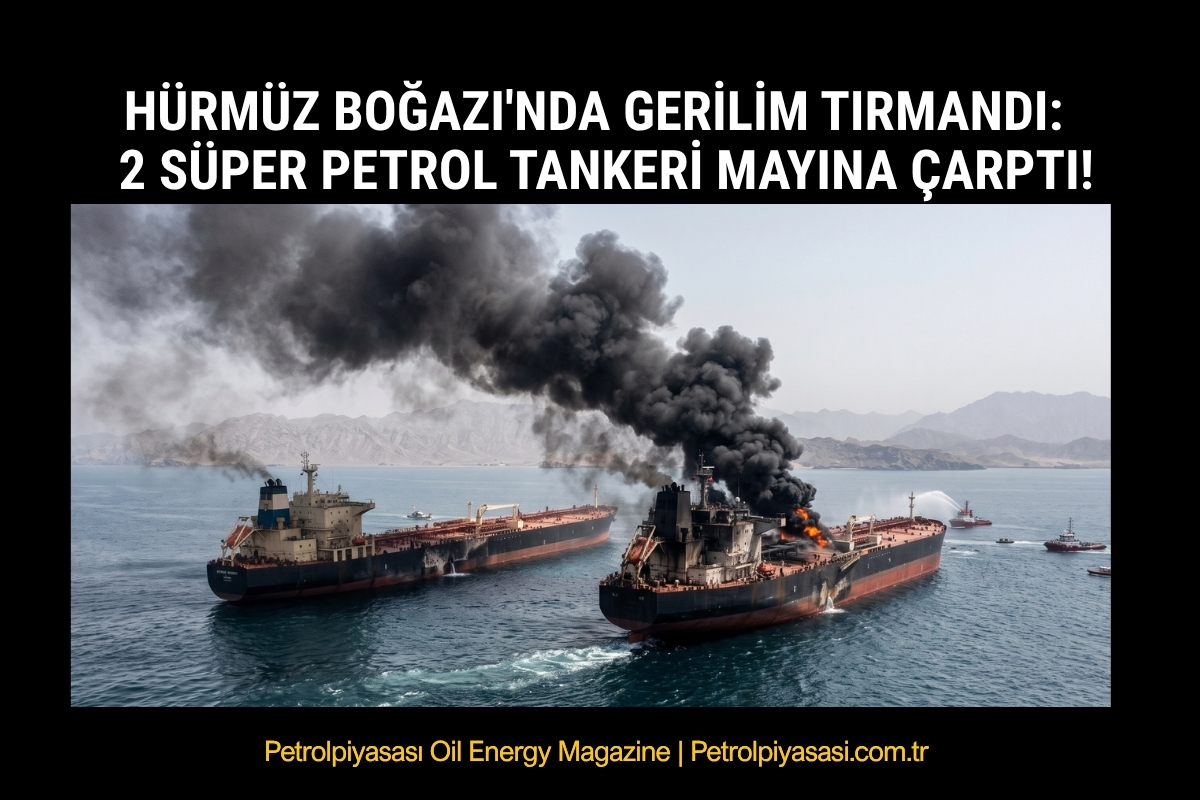 HÜRMÜZ BOĞAZI’NDA GERİLİM TIRMANDI: İKİ SÜPER PETROL TANKERİ MAYINA ÇARPTI!